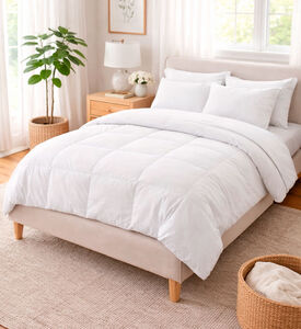 Home Deco and More Duvet Cover Ory, White, 140x200-cm, Packshot View