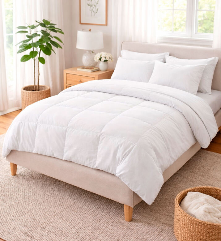 Home Deco and More Duvet Cover Ory, White, 140x200-cm, Packshot View
