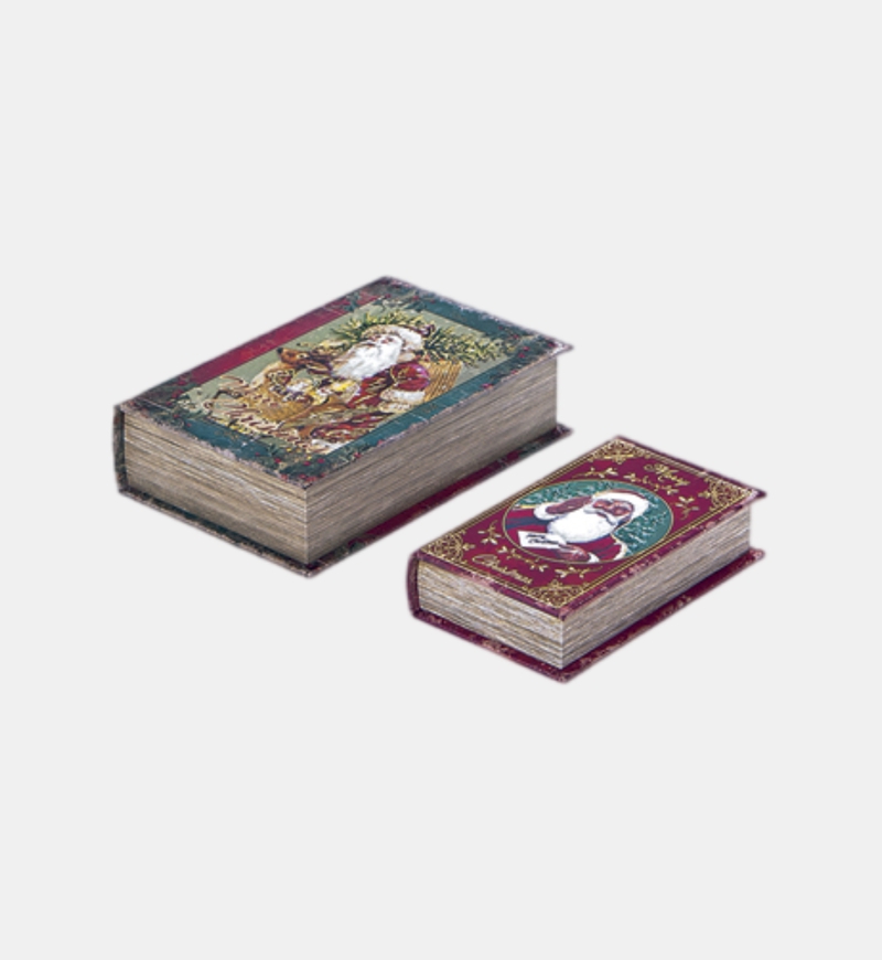 Santa-inspired Book Container