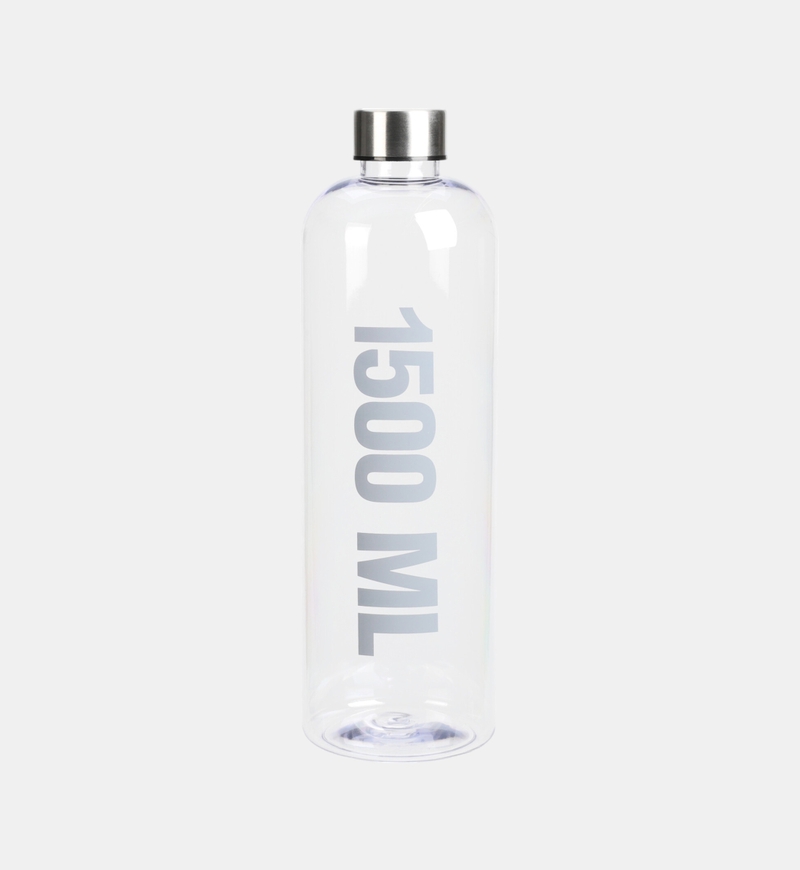 Word-print Stainless Steel Lid Water Bottle