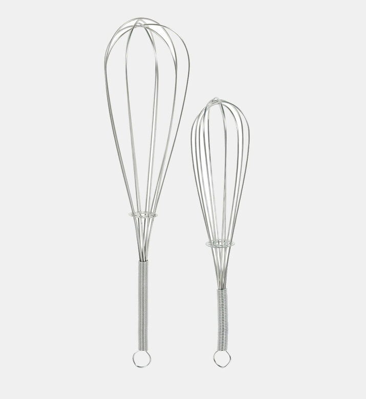 Stainless Steel Whisk 2-piece Set