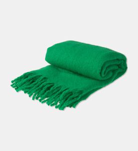 Home Deco and More Plaid Woven Rectangular-shaped Throw, Green, Packshot View