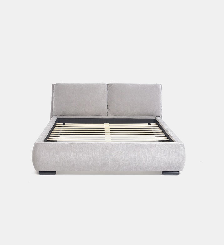 Home Deco and More Palima Upholstered Bed, Grey, 160x200-cm, Packshot View Home Deco and More Palima Upholstered Bed, Grey, 160x200-cm, Packshot View