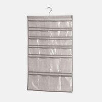 Linen Hanging Jewelry Organizer
