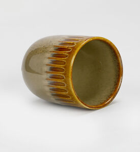 Home Deco and More Ceramic Glaze Layers Mug, Brown, Packshot View