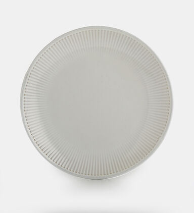 Gradient Ribbed-edge Dinner Plate