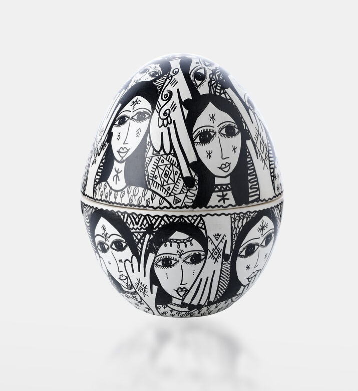 Nour Bougie Amazigha Egg-shape Scented Candle, Packshot View