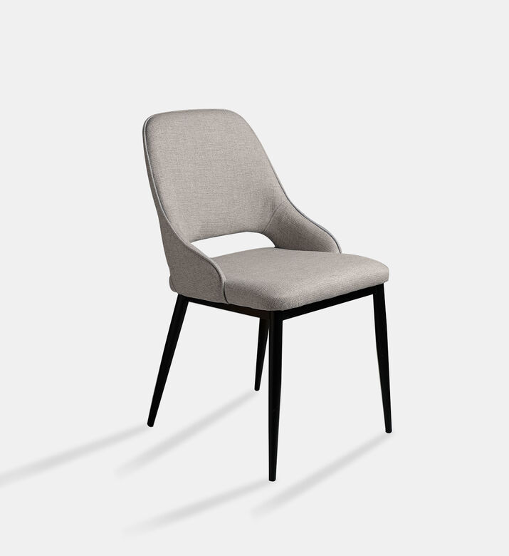 Home Deco and More Koni Iron Tube Dinning Chair, Beige, Packshot View