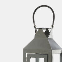 Metal Glass Handled Lantern