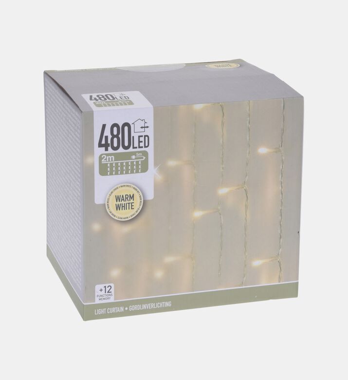 Home Deco and More Led Curtain Light 480led, Packshot View