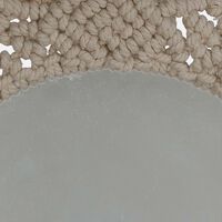 Macram Cotton Round Wall Mirror