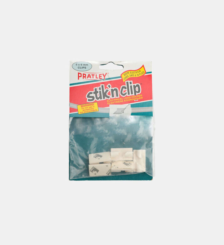 Stick-n-clip Electrical Holders