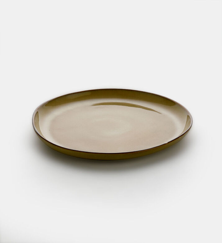 Home Deco and More Contrast Rim Dinner Plate, Packshot View