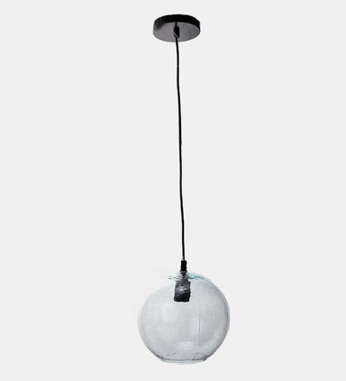 Recycled Glass Globe Pendant Lamp