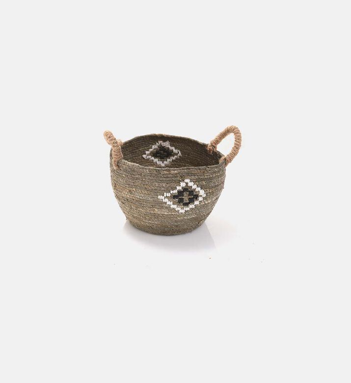 Home and Styling Ornament Basket, Grey, S, Packshot View