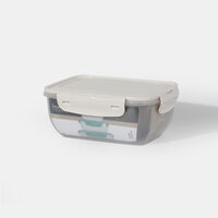 Plastic Lid 3-piece Storage Box Set
