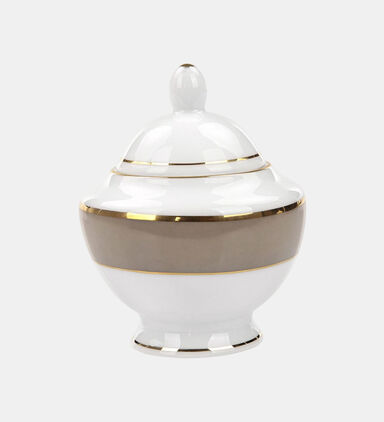 Porcelain Halo Sugar Pot