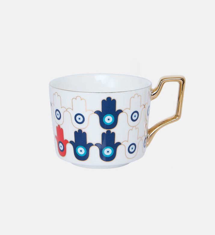 Home Deco and More Eye Coffee Cup Tray Ceramic Set, Packshot View