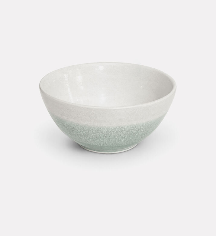 Home Deco and More Porcelain Two-tone Bowl, Green, Packshot View