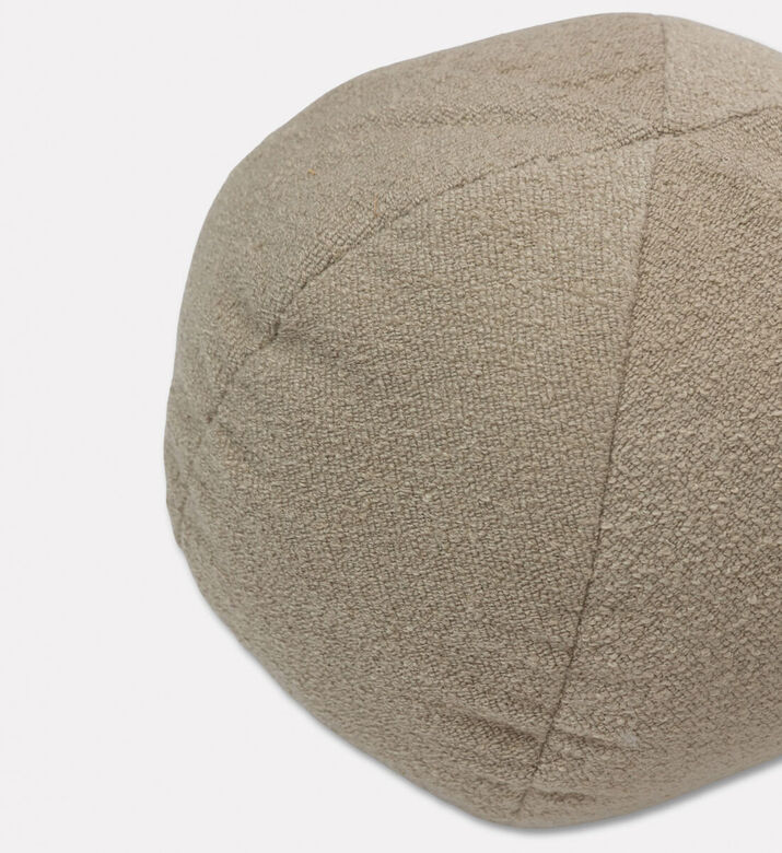 Home Deco and More Soho Spherical Cushion, Beige, Packshot View