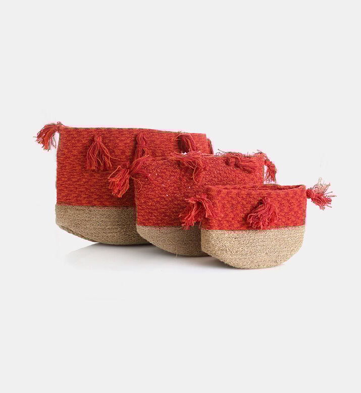 Cotton Fringe Basket Cotton Fringe Basket