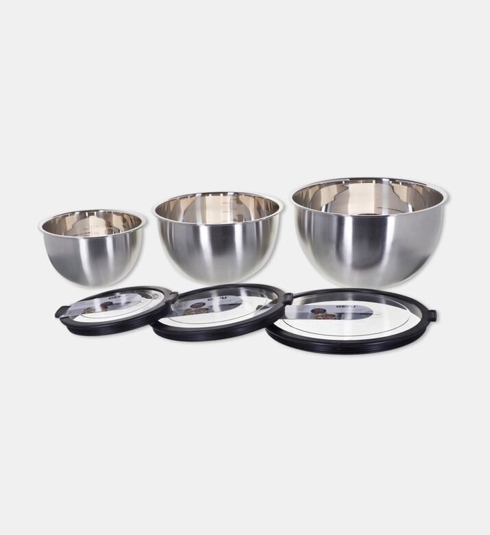 Gefu Mondi 3-piece Bowl Set, Packshot View