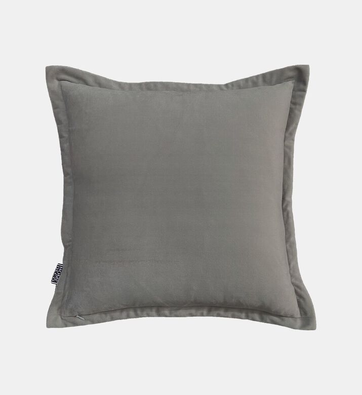 Home Deco and More Carpi Textured Square Cushion, Grey, Packshot View