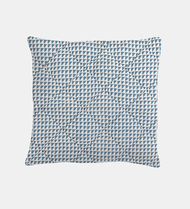 Checkered Square-shape Cushion