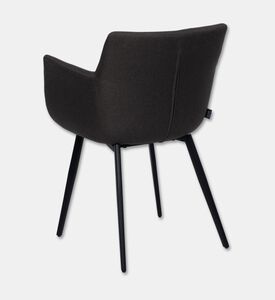 Home Deco and More Camron Fabric Dining Arm Chair, Green, Packshot View