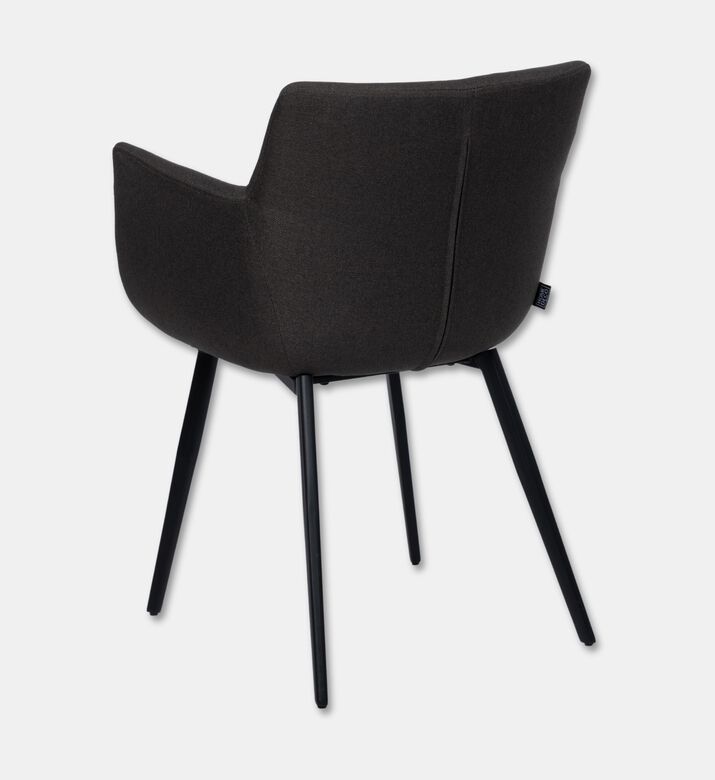 Home Deco and More Camron Fabric Dining Arm Chair, Green, Packshot View