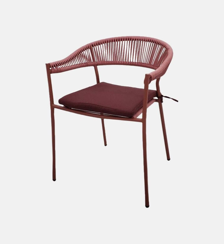 Home Deco and More Geneve Dinning Chair, Terracotta, Packshot View