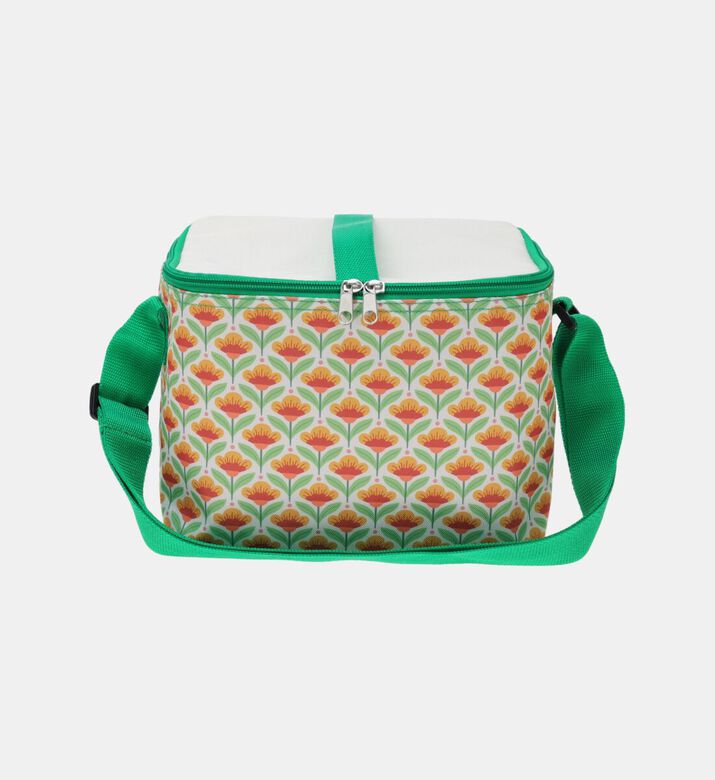 Home Deco and More Retro-themed Cooler Bag, Green, Packshot View