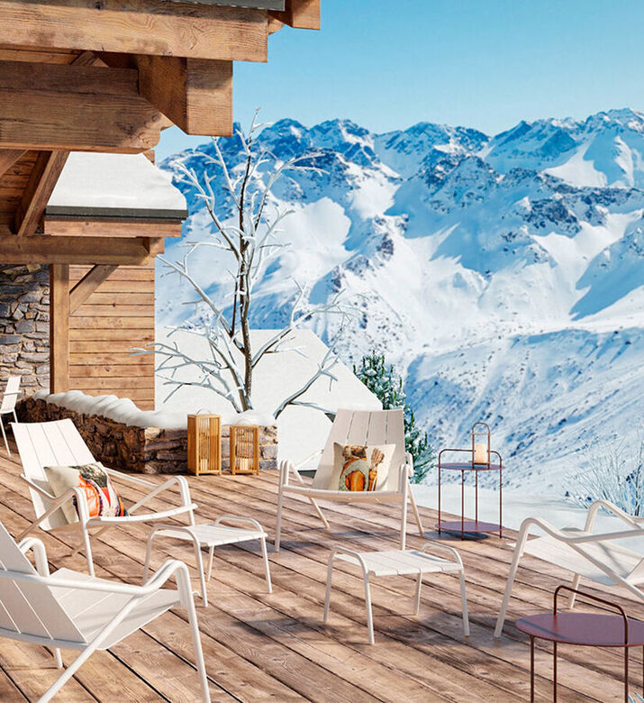 Fleole Aluminum Low Table