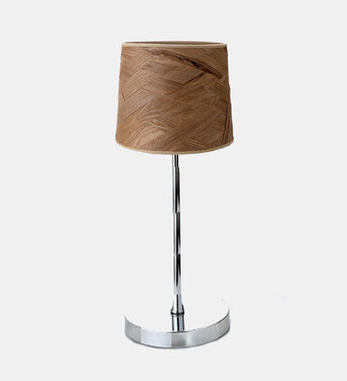 Wooden Veneer Table Lamp