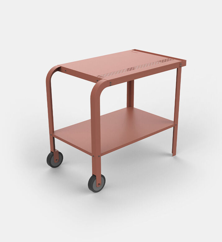 Ziipa Vallone Pizza Trolley, Terracotta, Packshot View