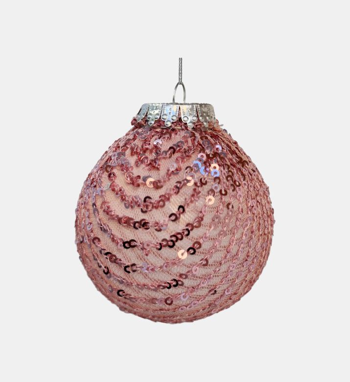 Sequin Fabric Ball Ornament