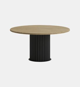 Home Deco and More Metal Base Round Dining Table, Packshot View