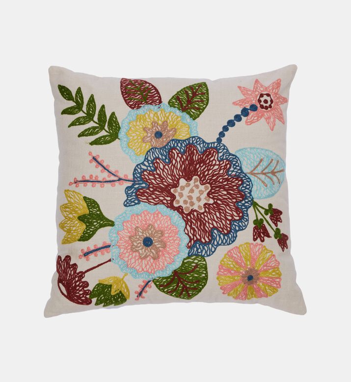 Maeve Floral Cotton Throw Pillow 45x45 Cm