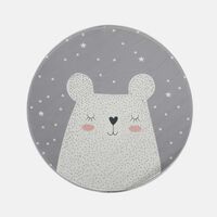Children Pet-print Round Rug