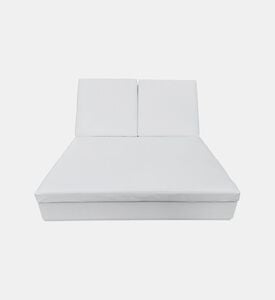 Home Deco and More Raja Aluminum Double Sun Lounger, Packshot View