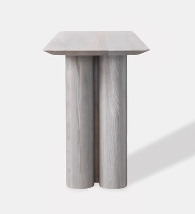 Spherical Acacia Wood Console