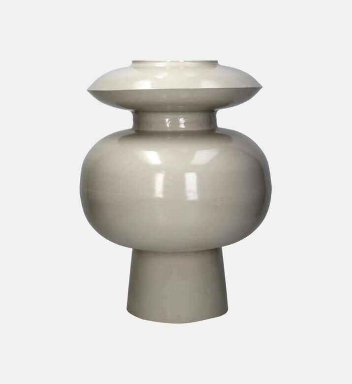 Iron Layered Circles Vase