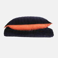 Marine Velvet Two-sided Throw Pillow