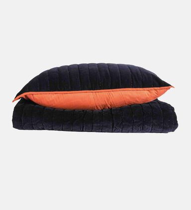 Marine Velvet Two-sided Throw Pillow