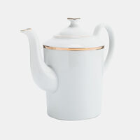 Porcelain Gold Rimmed Coffee Pot
