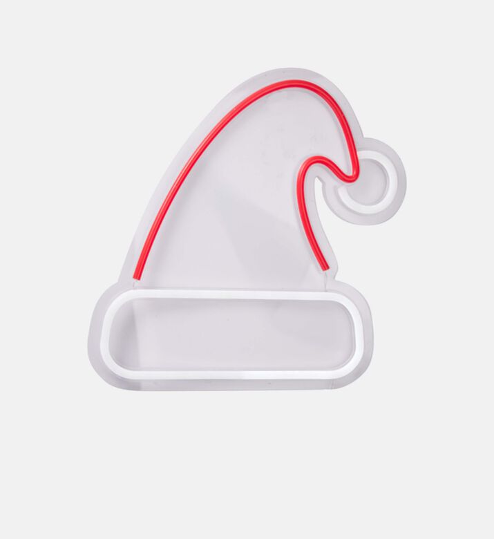 Home Deco and More Neon Christmas Santa Hat Figure Light, Packshot View