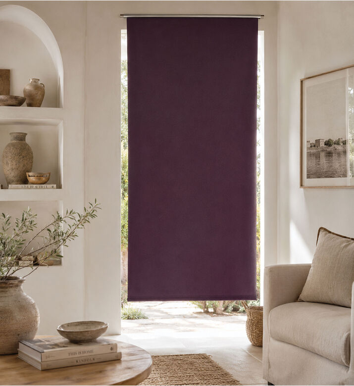 Luance Plum Roller Blind Day Light 90x180 Cm, Packshot View