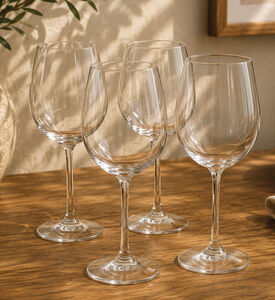 Home Deco and More Vinissimo Wine Glass 4-piece Set, Transparent, 430-ml, Packshot View