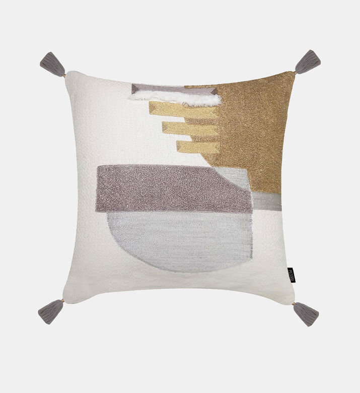 Lubba Cotton Square Filled And Vaccumed Cushion