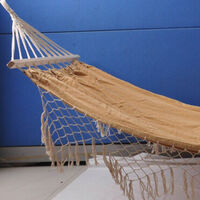 Boho Cotton Tassel Hammock